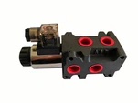 12V DC 40 GPM gidravlik selenoid selenoid o'zgartmasi 6 port bilan